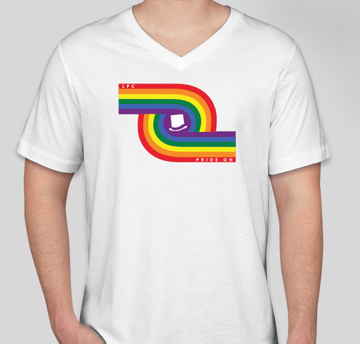 Lincoln P.R.I.D.E. "Ribbon Design" Fundraiser - unisex shirt design - front