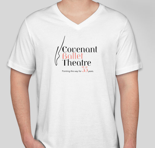 Celebrate 35 years with Covenant Ballet Theatre! Fundraiser - unisex shirt design - front