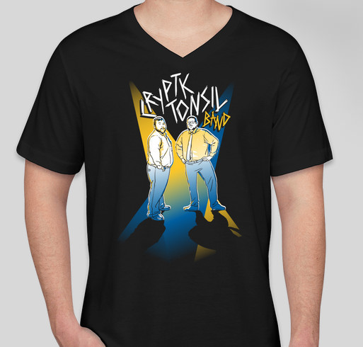 Cryptic Tonsil Band SNA/Rescue Mission Fundraiser! Fundraiser - unisex shirt design - front