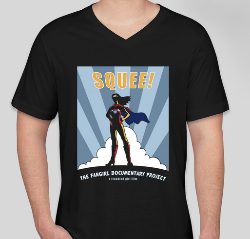 Squee! The Fangirl Documentary Project Fundraiser - unisex shirt design - front