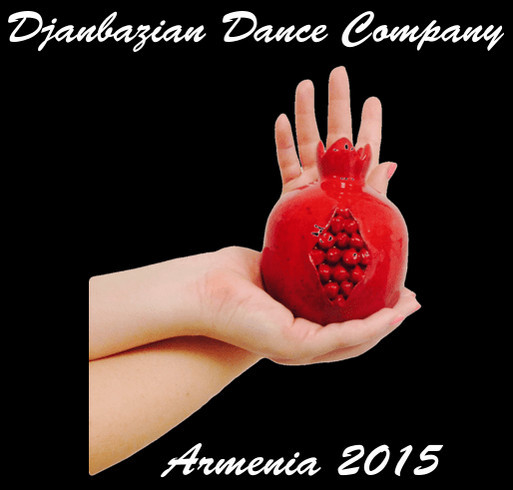 Dance Performance Tour in Armenia 2015 shirt design - zoomed