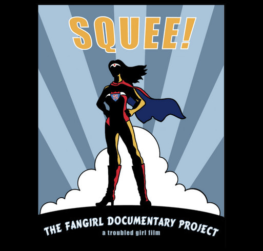 Squee! The Fangirl Documentary Project shirt design - zoomed