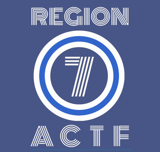 ACTF Region 7 Swag shirt design - zoomed