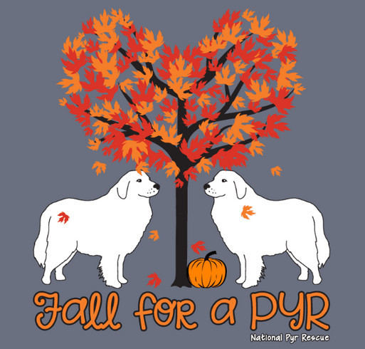 NGPR Fall For A Pyr Fundraiser!! shirt design - zoomed