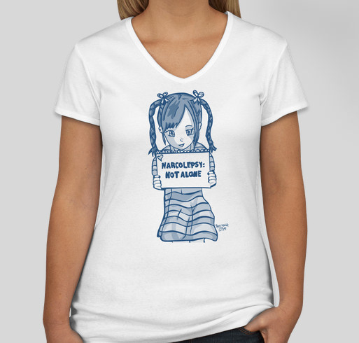 NARCOLEPSY: NOT ALONE Sleep Fairy Tee Fundraiser - unisex shirt design - front