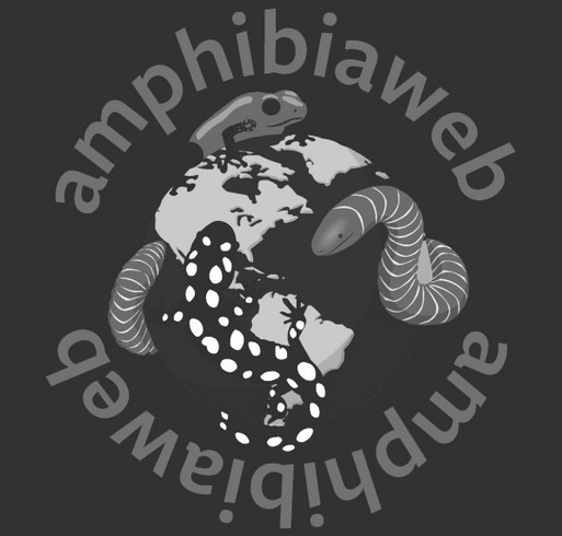 AmphibiaWeb celebrates 9000 amphibians! shirt design - zoomed