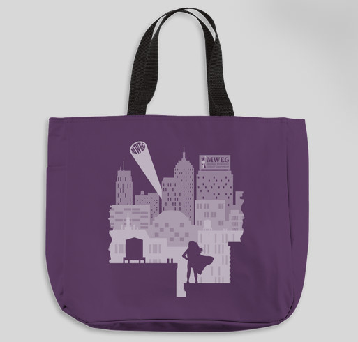 Durable Side Pocket Poly Canvas Tote