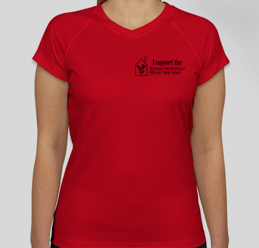 Ronald McDonald House NYC Triathlon Fundraiser - unisex shirt design - front