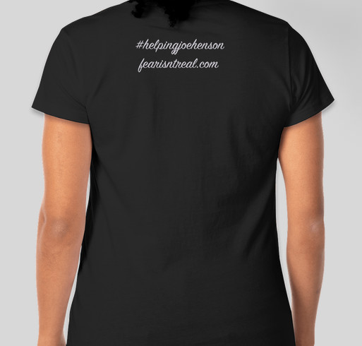 Helping Joe Henson Fundraiser - unisex shirt design - back