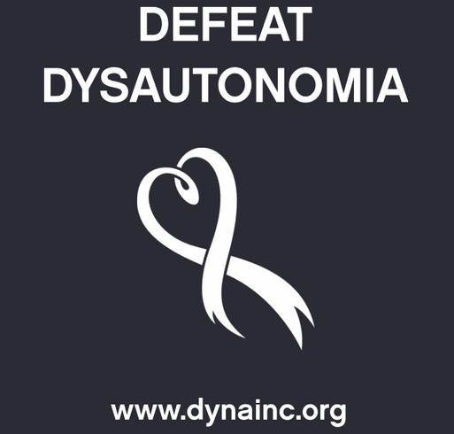 2016 Dysautonomia Awareness Month Fundraiser shirt design - zoomed