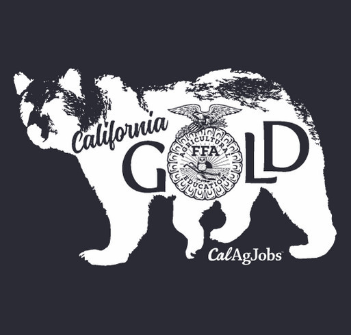 California FFA is California Gold shirt design - zoomed