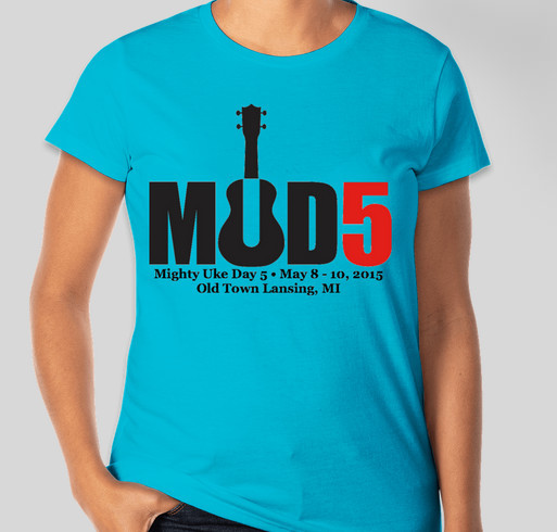 Mighty Uke Day 5 Fundraising T-Shirt Fundraiser - unisex shirt design - front