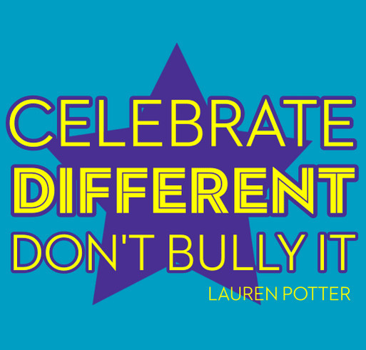 Unite Against Bullying with Lauren Potter shirt design - zoomed