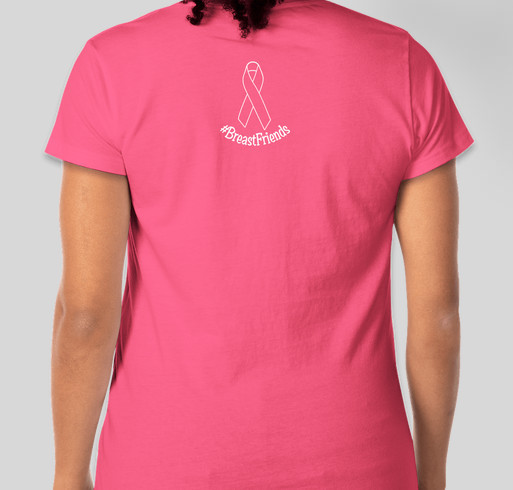 Check your rack and help finish breast cancer! Fundraiser - unisex shirt design - back