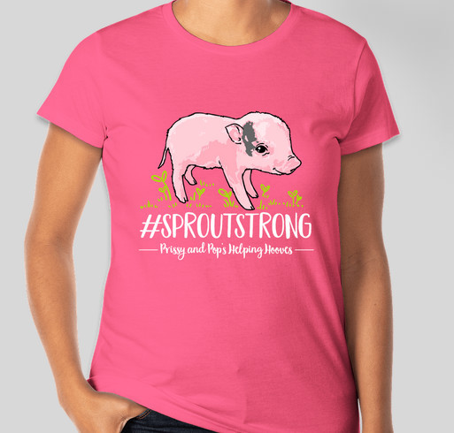 #SPROUTSTRONG Fundraiser - unisex shirt design - front