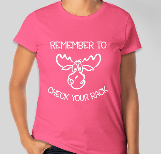 Check your rack and help finish breast cancer! Fundraiser - unisex shirt design - front