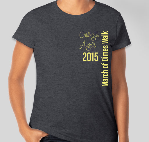 Team Carleigh's Angels Fundraiser - unisex shirt design - front