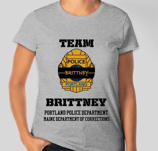 Boston Run to Remember Half Marathon - Brittney Ross Fundraiser - unisex shirt design - front