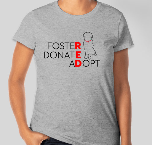 Red Collar Rescue - Heal a Heart Campaign Fundraiser - unisex shirt design - front