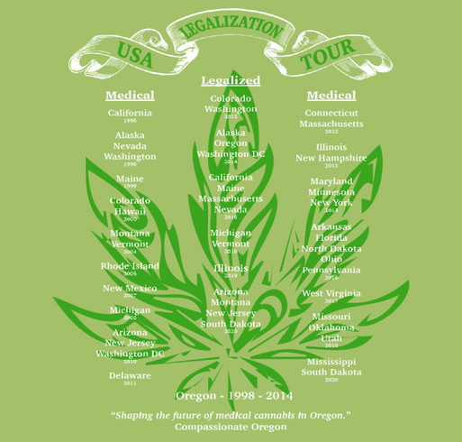 2020 Legalization Tour shirts are here shirt design - zoomed