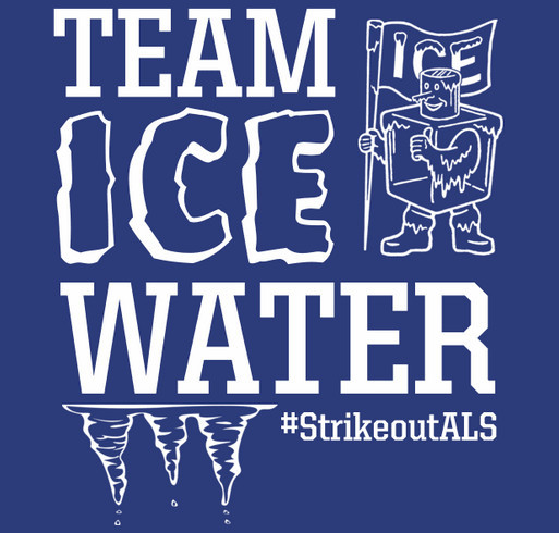 The Ice Bucket Challenge #StrikeoutALS shirt design - zoomed