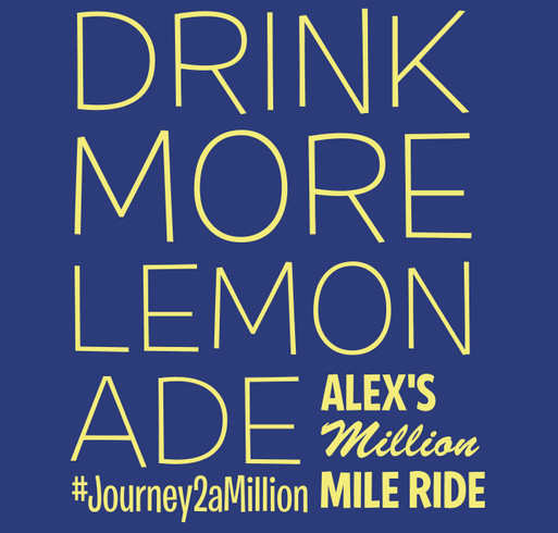 Alex's Million Mile - Team Booster shirt design - zoomed