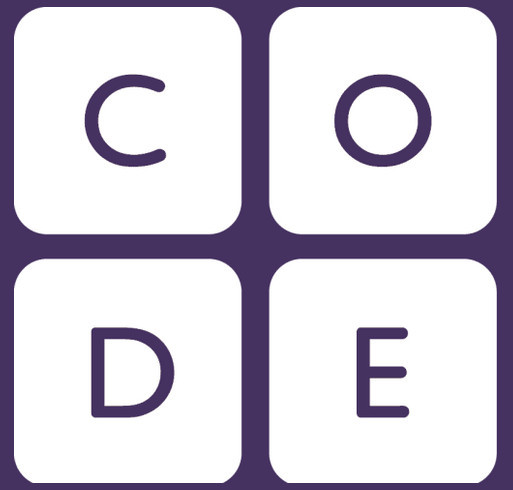 Code.org Pride shirt design - zoomed