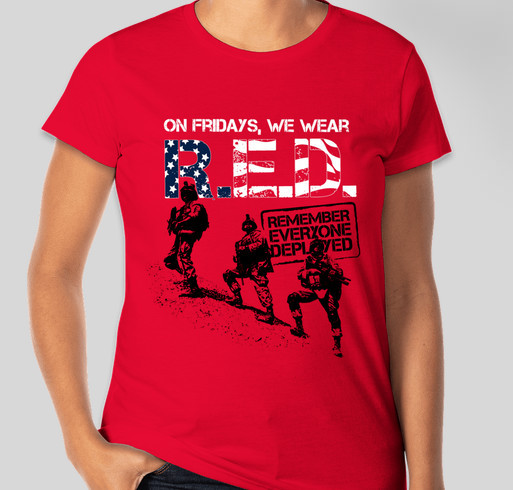 Help Support and Honor our Military Fundraiser - unisex shirt design - front