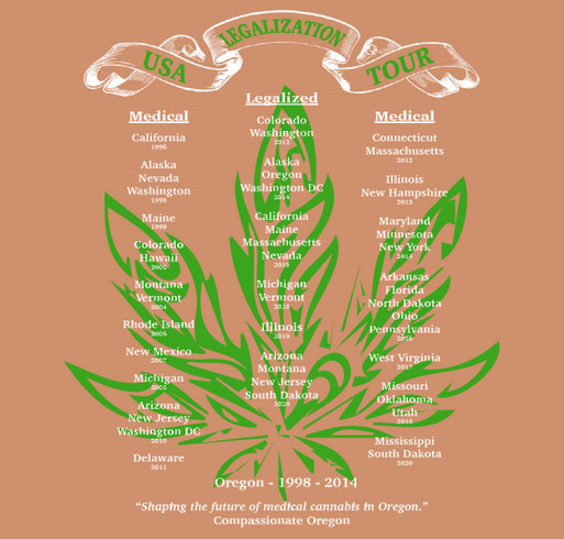 2020 Legalization Tour shirts are here shirt design - zoomed