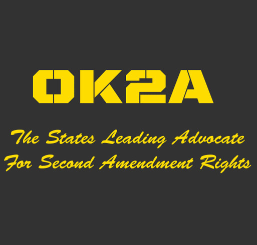 Oklahoma Second Amendment Association shirt design - zoomed