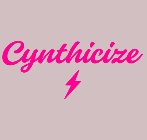 Cynthicize Signature Collection shirt design - zoomed