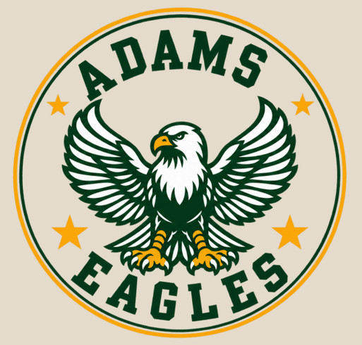 Adams Spirit Wear Stamp Shop shirt design - zoomed