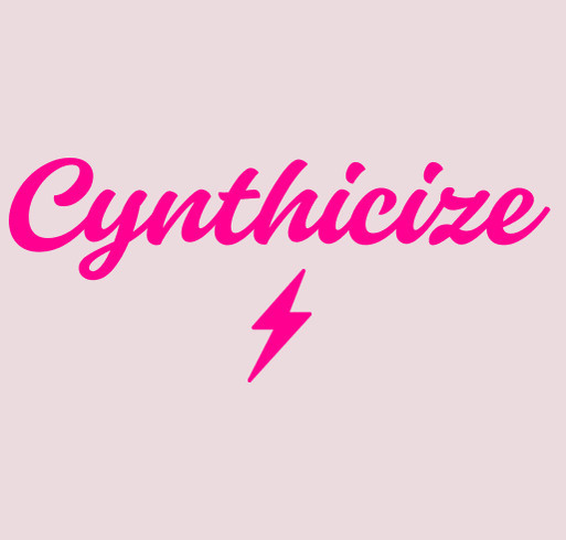 Cynthicize Signature Collection shirt design - zoomed