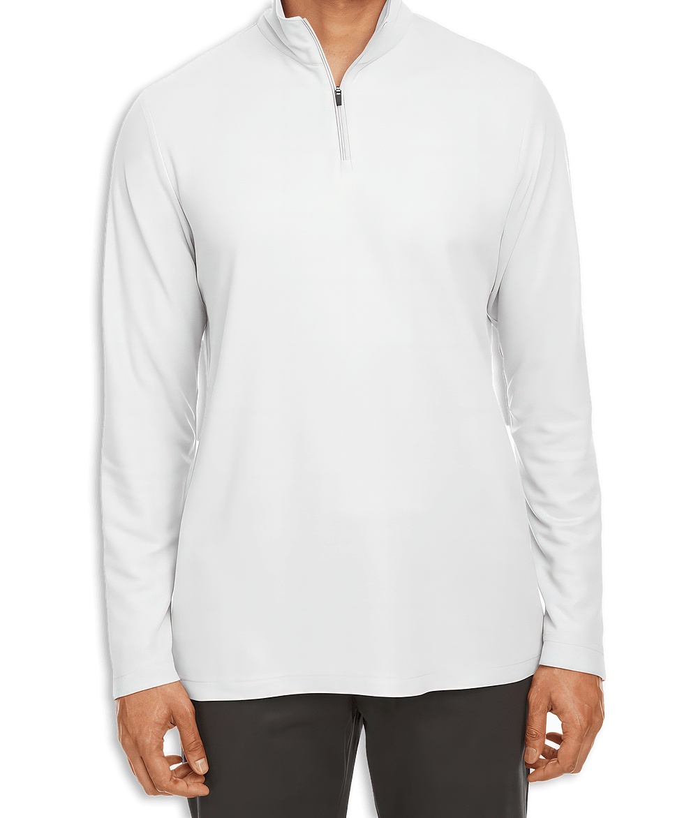 Core 365 Fusion ChromaSoft Pique Quarter Zip Sweatshirt - Embroidered