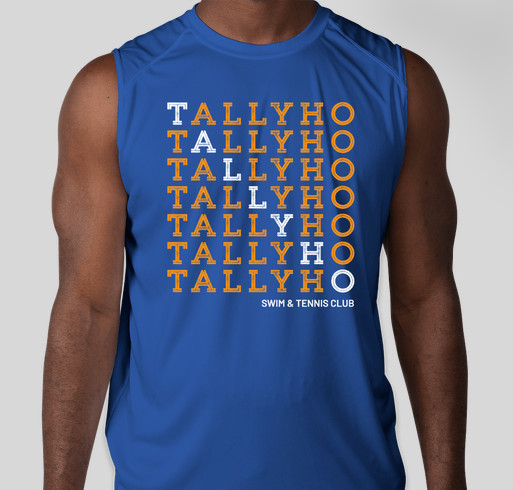 Tallyho Muscle Fundraiser - unisex shirt design - front