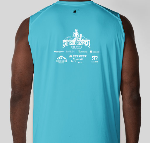 NoPo Run Club Fundraiser - unisex shirt design - back