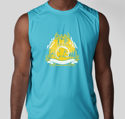 NoPo Run Club Fundraiser - unisex shirt design - front