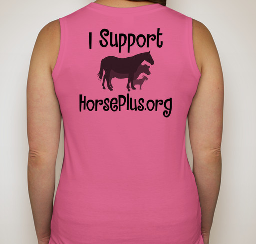 Horse Plus - Help Feed Hungry Horses Fundraiser - unisex shirt design - back