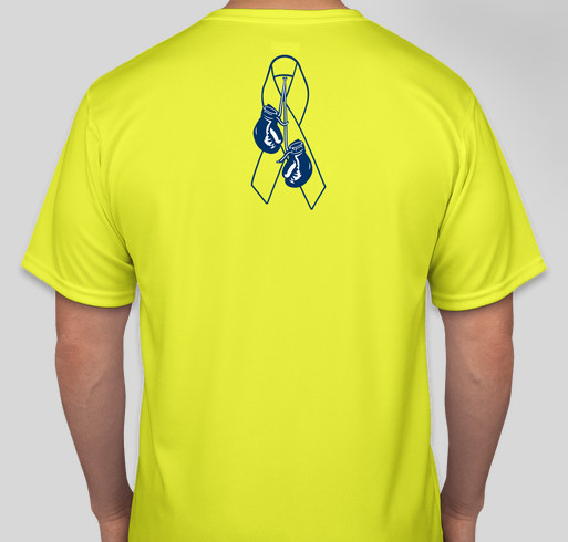 Punch Out Prostate Cancer Fundraiser - unisex shirt design - back