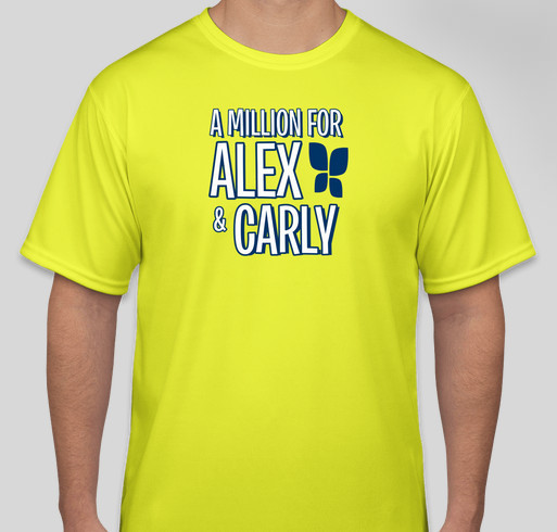 A Million for Alex & Carly Fundraiser - unisex shirt design - front