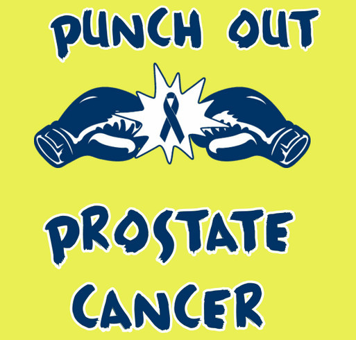Punch Out Prostate Cancer shirt design - zoomed