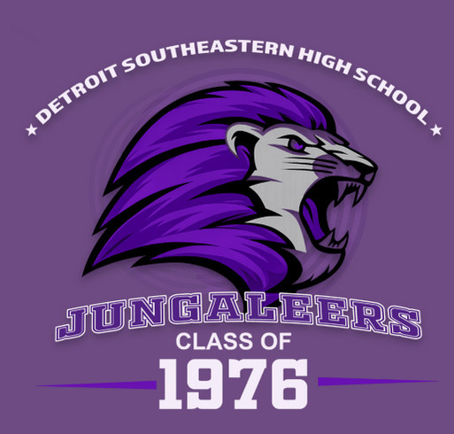 Southeastern Class of 76 shirt design - zoomed