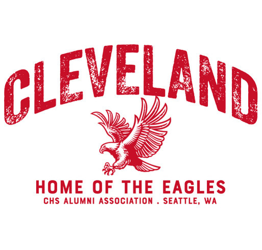 Cleveland HS Classic Retro T-shirt and Sweatshirt Fundraiser! shirt design - zoomed