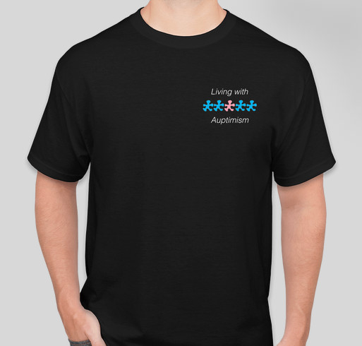 The Definition of "Auptimism" Fundraiser - unisex shirt design - back