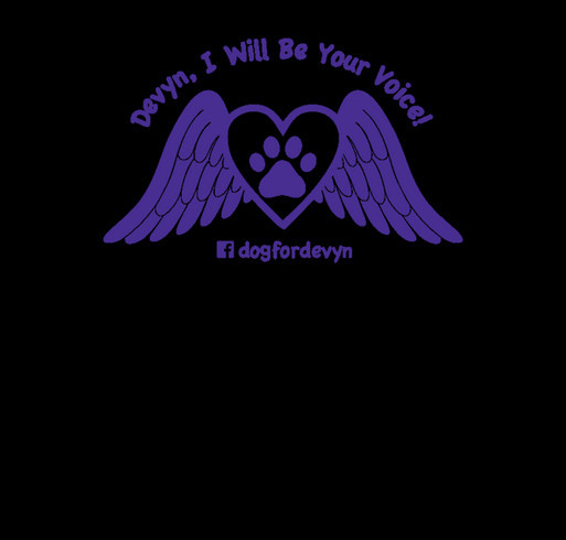 Devyn, We Will Be Your Voice! shirt design - zoomed