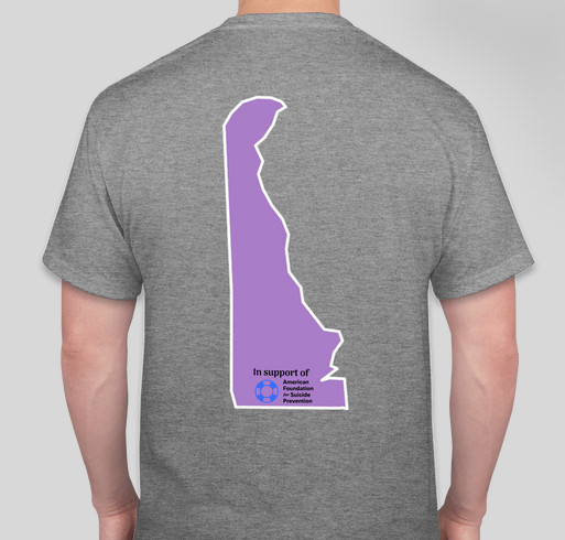 Save A Life Delaware t-shirt and hoodie fundraiser Fundraiser - unisex shirt design - back