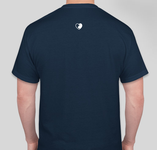 IGAN WARRIORS NEVER GIVE UP Fundraiser - unisex shirt design - back