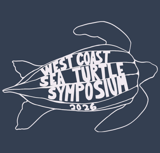 2026 West Coast Sea Turtle Symposium shirt design - zoomed