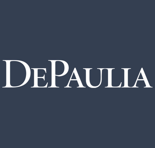 The DePaulia's fall merch fundraiser shirt design - zoomed