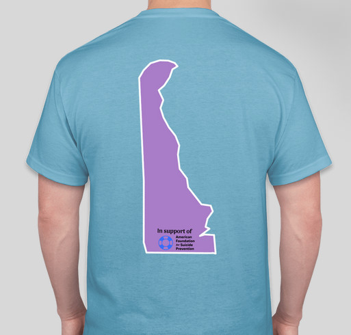 Save A Life Delaware t-shirt and hoodie fundraiser Fundraiser - unisex shirt design - back